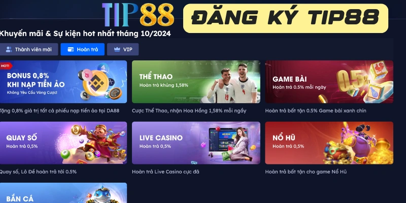 Lưu ý khi đăng ký Tip88