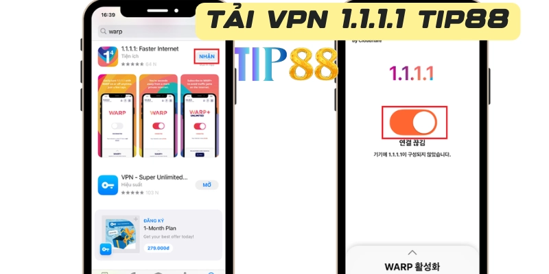 Cài VPN 1.1.1.1 trên điện thoại